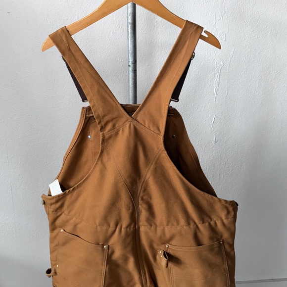 Carhartt Quilted Insulated Overall Coveralls Size 40x30 - Picture 6 of 7